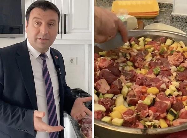Saadet Partisi Tokat Belediye Başkan Adayı Selim Işık, öğrenci evlerinde klasik öğrenci yemeği olan 'menemen' pişiren siyasetçilere gönderme yaptı.