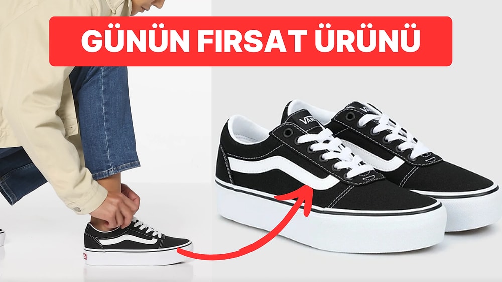 Günün Öne Çıkan Fırsatı: İkonik Vans Ayakkabı İndirime Girdi!