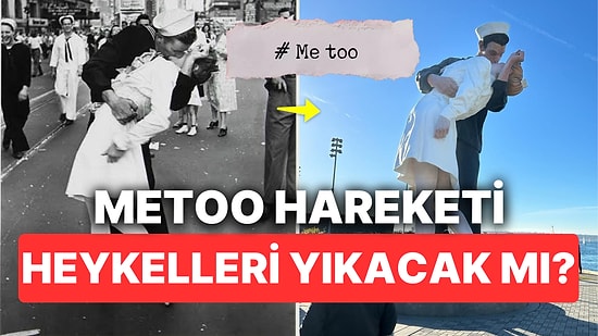 Ertuğrul Özkök'ün Görüşüne Göre MeToo Hareketi Barış Sembolü Öpüşme Heykelini de Yıkacak mı?