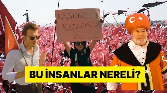 Miting Fotoğraflarından İnsanların Nereli Olduklarını Bulabilecek misin?