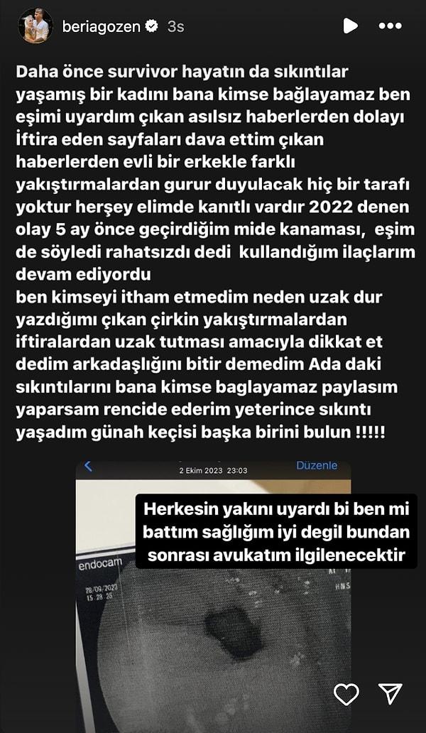 Zuhal Kalaycıoğlu'nun sözlerine Beria Özden'den cevap gecikmedi.