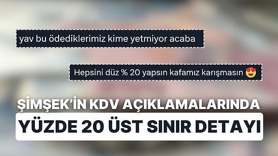 Artacak mı? Mehmet Şimşek'in KDV'de Artışa Yönelik Sözlerindeki Yüzde 20 Üst Sınır Detayı İlgi Çekti