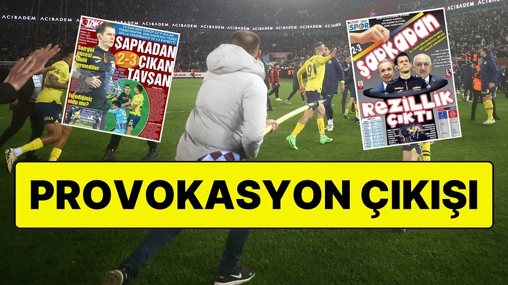 Manşetler Dikkat Çekti! Trabzon Yerel Basını Fenerbahçe Maçını Oldukça Farklı Yorumladı