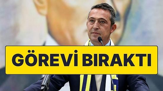 Fenerbahçe Başkanı Ali Koç  Kulüpler Birliği Başkanlığı'ndan İstifa Etti