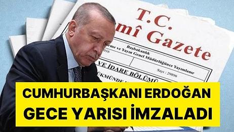 Resmi Gazete'de Yayımlandı: Cumhurbaşkanı Erdoğan'dan Gece Yarısı Atama ve Görevden Alma