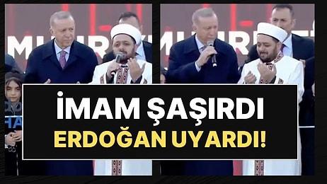 Cumhurbaşkanı Erdoğan'dan Şaşıran İmama Müdahale: "Fatiha Sonra"