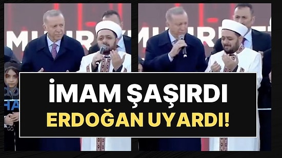 Cumhurbaşkanı Erdoğan'dan Şaşıran İmama Müdahale: "Fatiha Sonra"