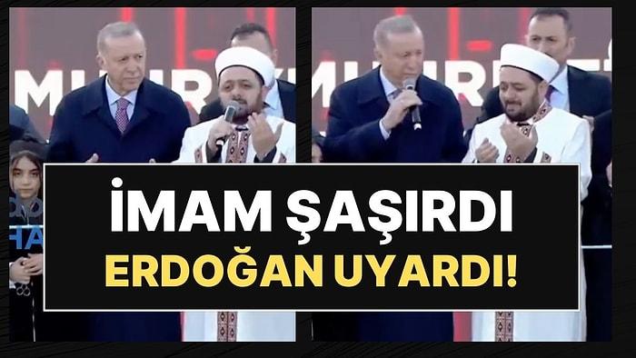 Cumhurbaşkanı Erdoğan'dan Şaşıran İmama Müdahale: "Fatiha Sonra"