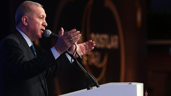 Cumhurbaşkanı Recep Tayyip Erdoğan, Cumhurbaşkanlığı Külliyesi'nde “Deprem Konutları Kura ve Anahtar Teslim Töreni”nde ekonomiye ilişkin açıklamalarda bulundu.
