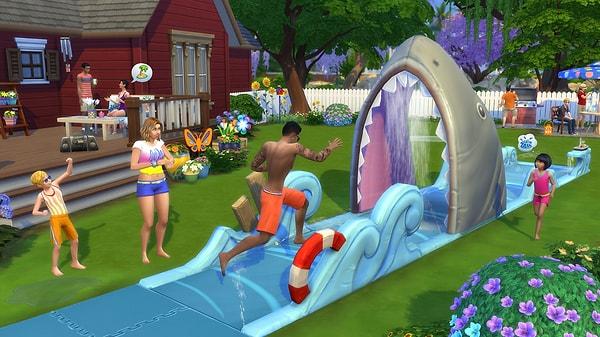 The Sims 4 Backyard Stuff ek paketi tüm platformda ücretsiz.