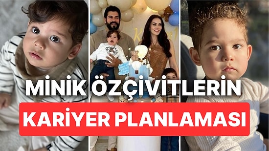 Babalarının Mini Birer Kopyası Olan Karan ve Kerem Özçivit'in Kariyeri Şimdiden Belli Olmaya Başlamış
