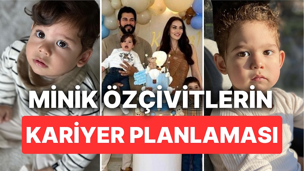 Babalarının Mini Birer Kopyası Olan Karan ve Kerem Özçivit'in Kariyeri Şimdiden Belli Olmaya Başlamış