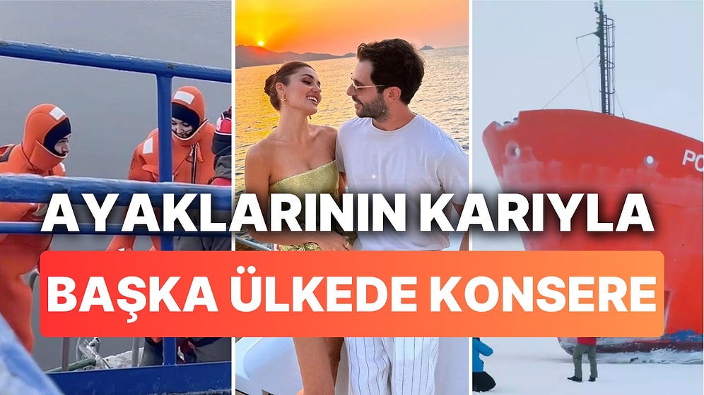 Buzkıran Gemi Seyahatine Gittikleri Söylenen Hande Erçel ve Hakan Sabancı Ayağının Karıyla Başka Ülkeye Gitmiş
