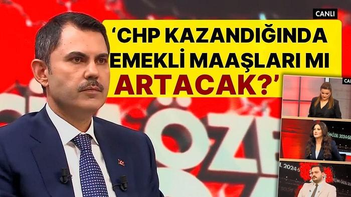 Murat Kurum'dan Ekrem İmamoğlu'nun Stratejisine Tepki! 'CHP Kazandığında Emekli Maaşları mı Artacak?'