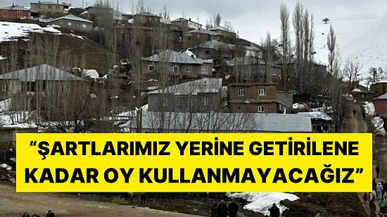 500 Kişi Yaşıyor! Seçim Kararlarını Duyurdular: “Hiçbir Seçmen Oy Kullanmayacak”