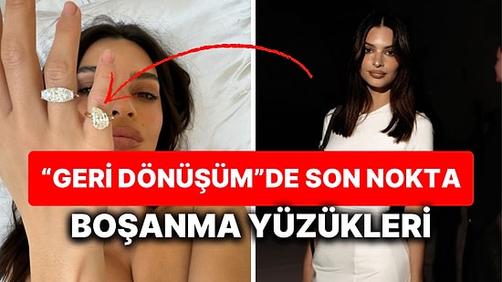 Ünlü Model Emily Ratajkowski, Boşandığı Eşinden Kalan Nişan Yüzüğünü Parçalatıp Takı Yaptırdı