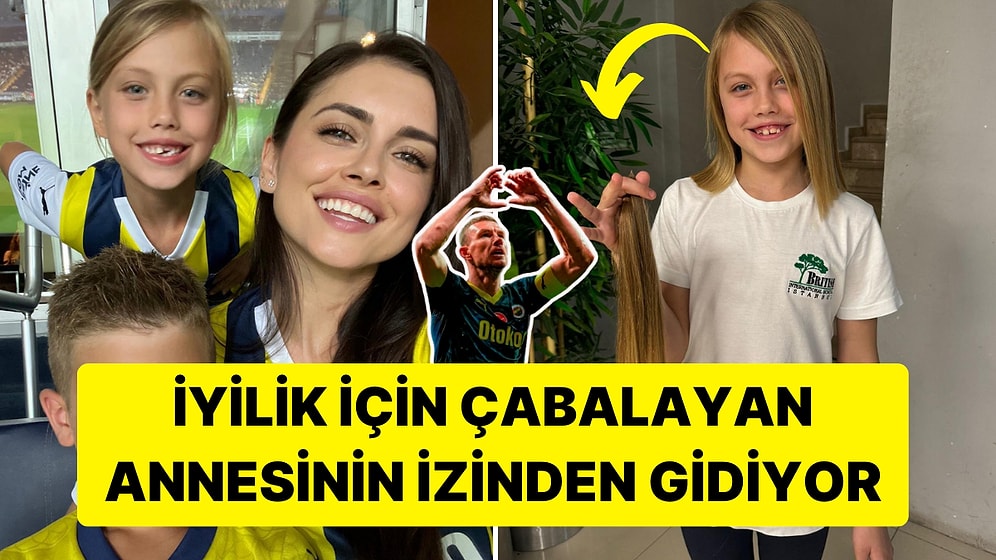 Edin Dzeko'nun Kızı Una'dan Kanser Tedavisi Gören Çocuklar İçin Anlamlı Destek