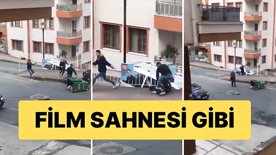 Film Sahnesi Gibi: Rize’de Sokak Ortasında Çatışma!
