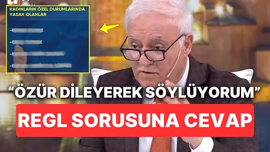 Nihat Hatipoğlu Sahur Programında Kadınların En Çok Sorduğu Regl Sorusuna Cevap Verdi