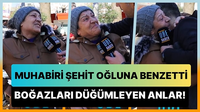 Röportaj Yaptığı Muhabiri Şehit Oğluna Benzeten Anne Sözleriyle Boğazları Düğümledi