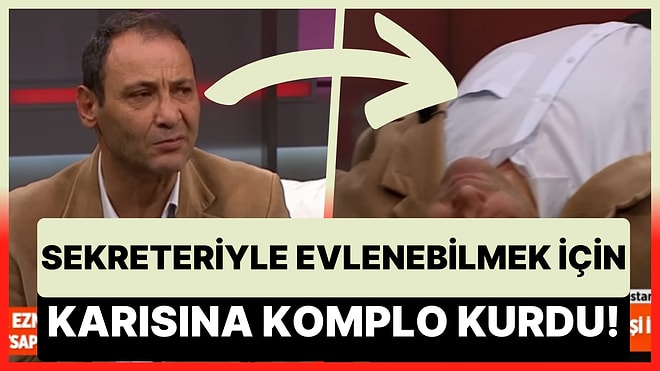 Sekreteriyle Evlenebilmek İçin Karısına Komplo Kuran Adam Canlı Yayında Kendini Yere Atarak Af Diledi