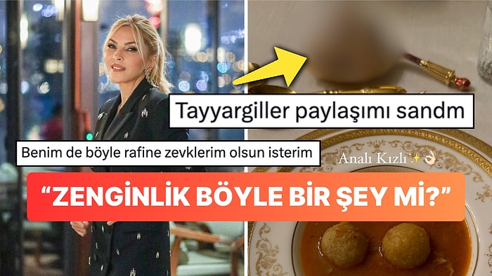 Arzu Sabancı‘nın Malatyalılar’ın Yüreğine İndiren Analı Kızlı Çorbasının Yanındaki Ekmeğin Şekli Olay Oldu!