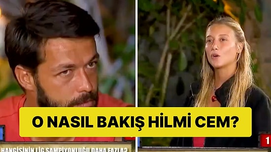 Survivor'da Hilmi Cem'in Aleyna'ya Bakışları İzleyicileri Şaşırttı!