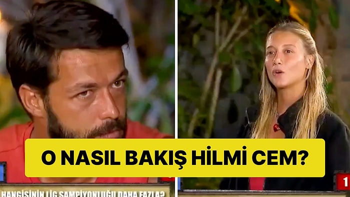 Survivor'da Hilmi Cem'in Aleyna'ya Bakışları İzleyicileri Şaşırttı!