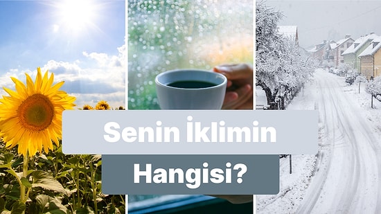 Sen Doğanın Hangi Halisin?