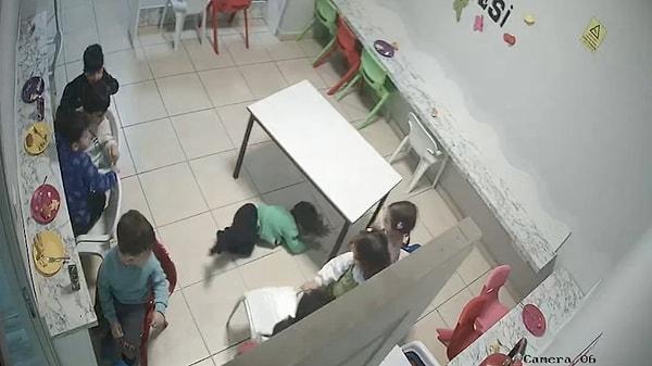 Kırıkkale’de özel bir kreşte meydana gelen olayda 2,5 yaşındaki Hasan Efe Kuşdoğan, kafasını masaya çarptı.