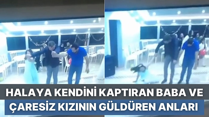 Halay Çekerken Ritme Kendini Kaptıran Baba, Kızını Unutunca Olanlar Herkesi Güldürdü