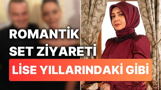 Kızılcık Şerbeti Pinko'ya Eşinden Set Ziyareti: Meğer Eşi Ünlü Bir Oyuncunun Kuzeniymiş!