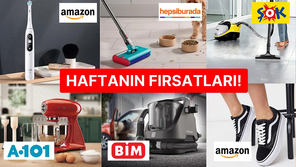 Haftanın Tüm İndirimleri Burada! Hepsiburada'dan Amazon'a Dikkat Çeken İndirimler ve Aktüel Katalogları