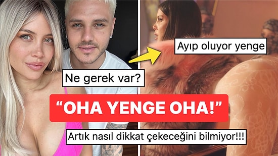 Icardi'nin Eşi Wanda Nara Yeni Klibinden Kareler Yayınlayınca Yorumlar Havada Uçuştu