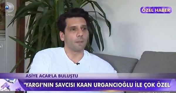 Magazin D'den Asiye Acar'a röportaj veren Urgancıoğlu, Yargı dizisinde kendisini en çok etkileyen sahneyi açıkladı.