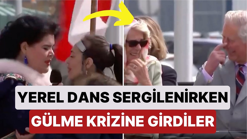 Kral Charles ve Eşi Kanada'da Katıldıkları Bir Etkinlikte Yapılan Yerel Dans Gösterisinde Gülme Krizine Girdi