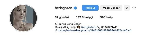 Beria Özden, Yunus Emre ve Aleyna samimiyetinin öne çıktığı yeni bölüm fragmanından sonra profilinden hem eşi ile olan fotoğrafını hem de eşinin baş harflerini kaldırdı.
