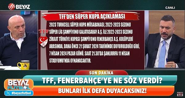 Engin ayrıca, Fenerbahçe’ye verildiğini iddia edilen erteleme sözünün tutulmadığını bunun altında Fenerbahçe’nin Türk futbolundan yok edilmek olduğunu iddia etti 👇