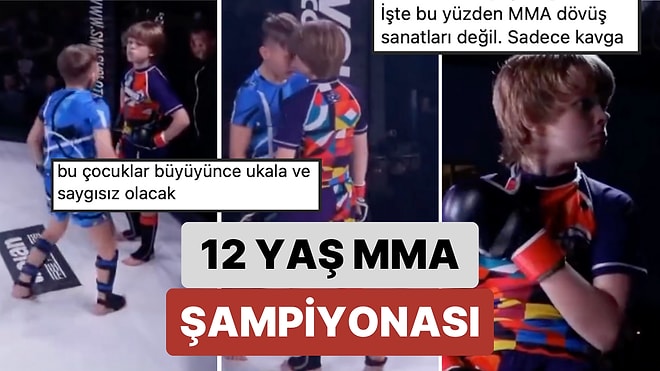 Çocukların Tavırları Dikkat Çekti: 12 Yaşındaki Çocuklar İçin Düzenlenen MMA Şampiyonası Tartışma Yarattı