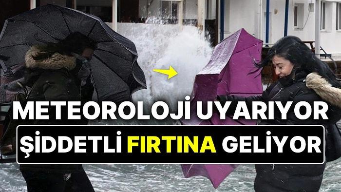 Özellikle İstanbul ve Ankara Dikkatli Olmalı: Meteoroloji'den Şiddetli Fırtına Uyarısı!