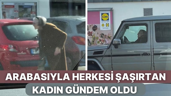 Almanya’da G Kasa Mercedes Aracına Binen Yaşlı Kadın Coğrafya Kaderdir Dedirtti