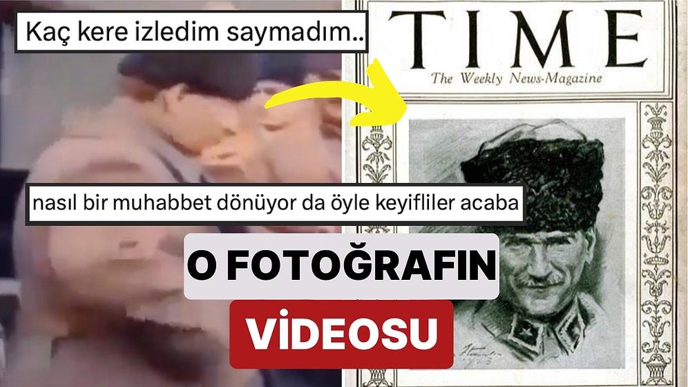 Atatürk'ün 101 Yıl Önce Time Dergisine Kapak Olan Fotoğrafının Videosu Yayınlandı