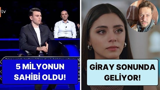 Milyoner'de 5 Milyonluk Sorudan Doğa'nın Partneriyle İlgili Detaylara Televizyon Dünyasında Bugün Yaşananlar