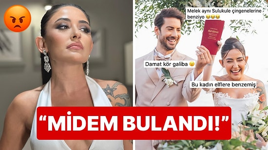 Düğün Fotoğrafına Gelen Ağır Yorumları Aylar Sonra Gören Melek Mosso, Hemcinslerine Öfke Kustu!