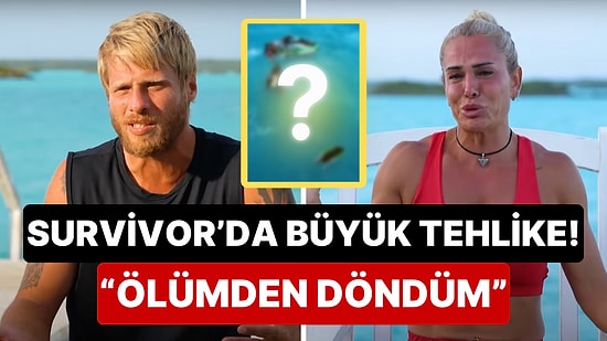 Survivor Ödülünde Büyük Tehlike: Yunus Emre Jet Ski’nin Kontrolünü Kaybetti, Nagihan “Ölümden Döndüm” Dedi