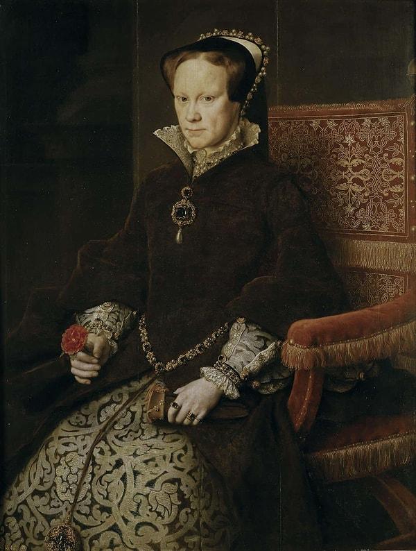 4. Mary , boşuna “Kanlı Mary” lakabını almadı. Kendisi 1553 yılında İngiltere tahtına çıkan Katolik bir kraliçeydi ancak hükümdarlığı sadece beş yıl sürdü.