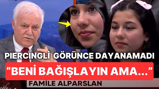 Nihat Hatipoğlu Kendisini İzlemeye Gelen Piercingli Seyirciyi Görünce Kendini Tutamadı