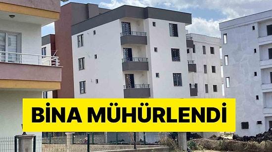 Skandal Olay! Yeni Yapılan Bina Yan Yattı: Belediye Ekipleri Tarafından Bina Mühürlendi