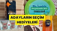 Vazelinden Zikirmatiğe Partilerin Seçmene Dağıttığı Acayip Hediyelik Eşyalar