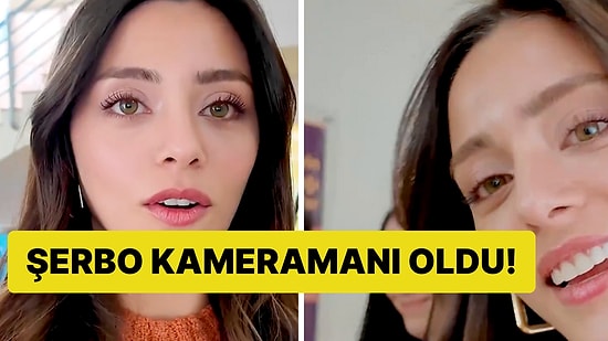 Sıla Türkoğlu Kızılcık Şerbeti Kameramanı Oldu, Ortaya Eğlenceli Anlar Çıktı!